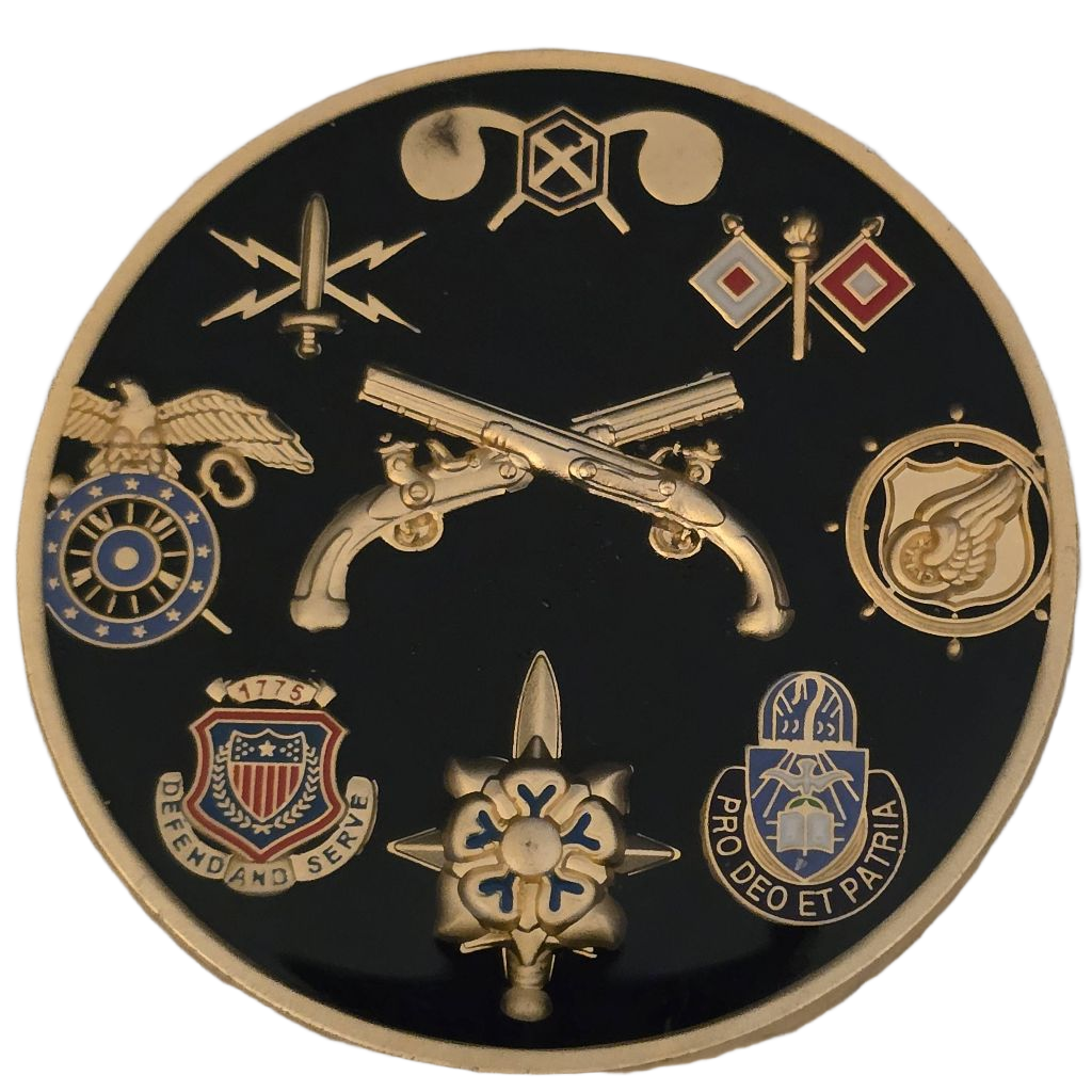 CPT Erin Speck HHD 33rd MP BN Challenge Coin — back