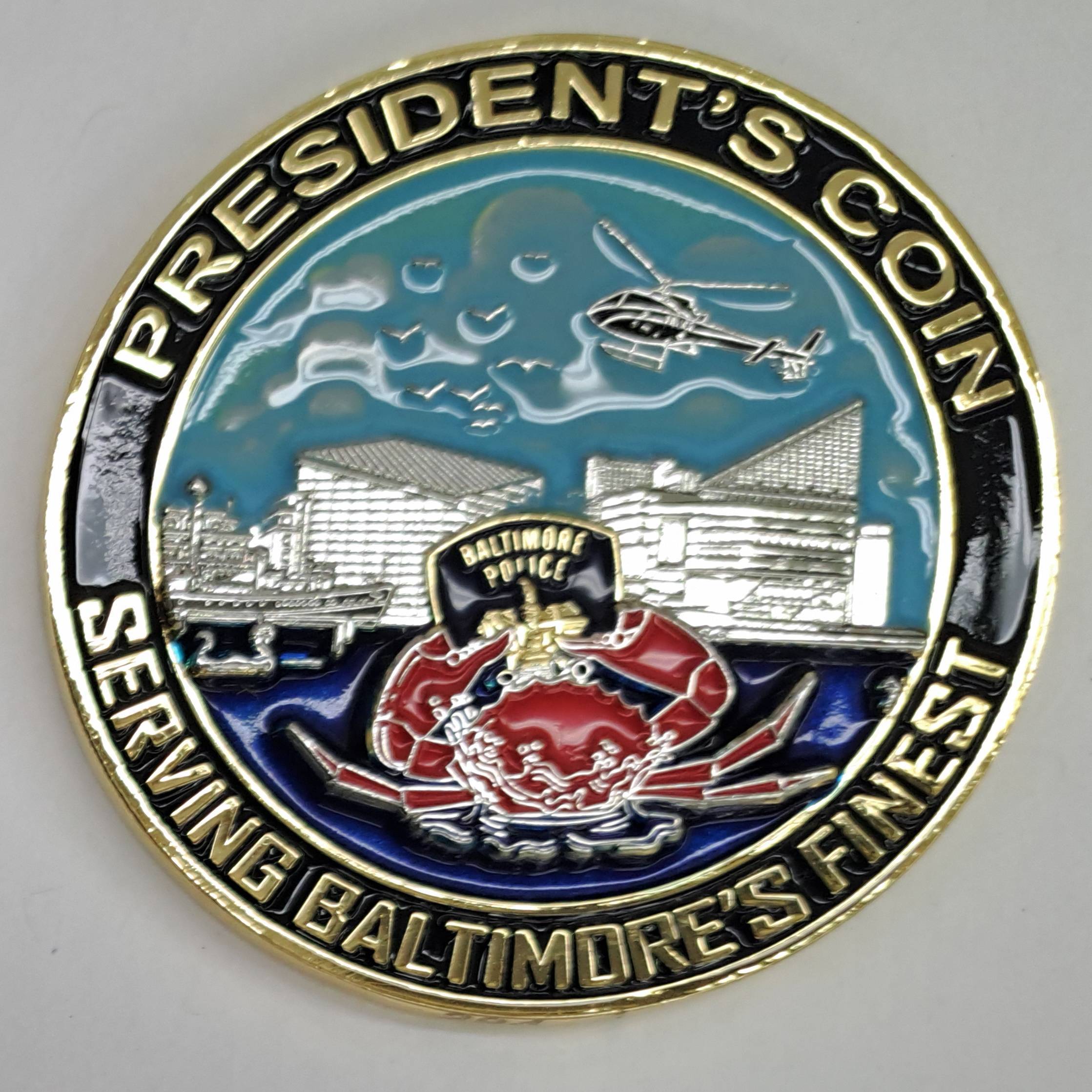FOP Presidents Coin — back