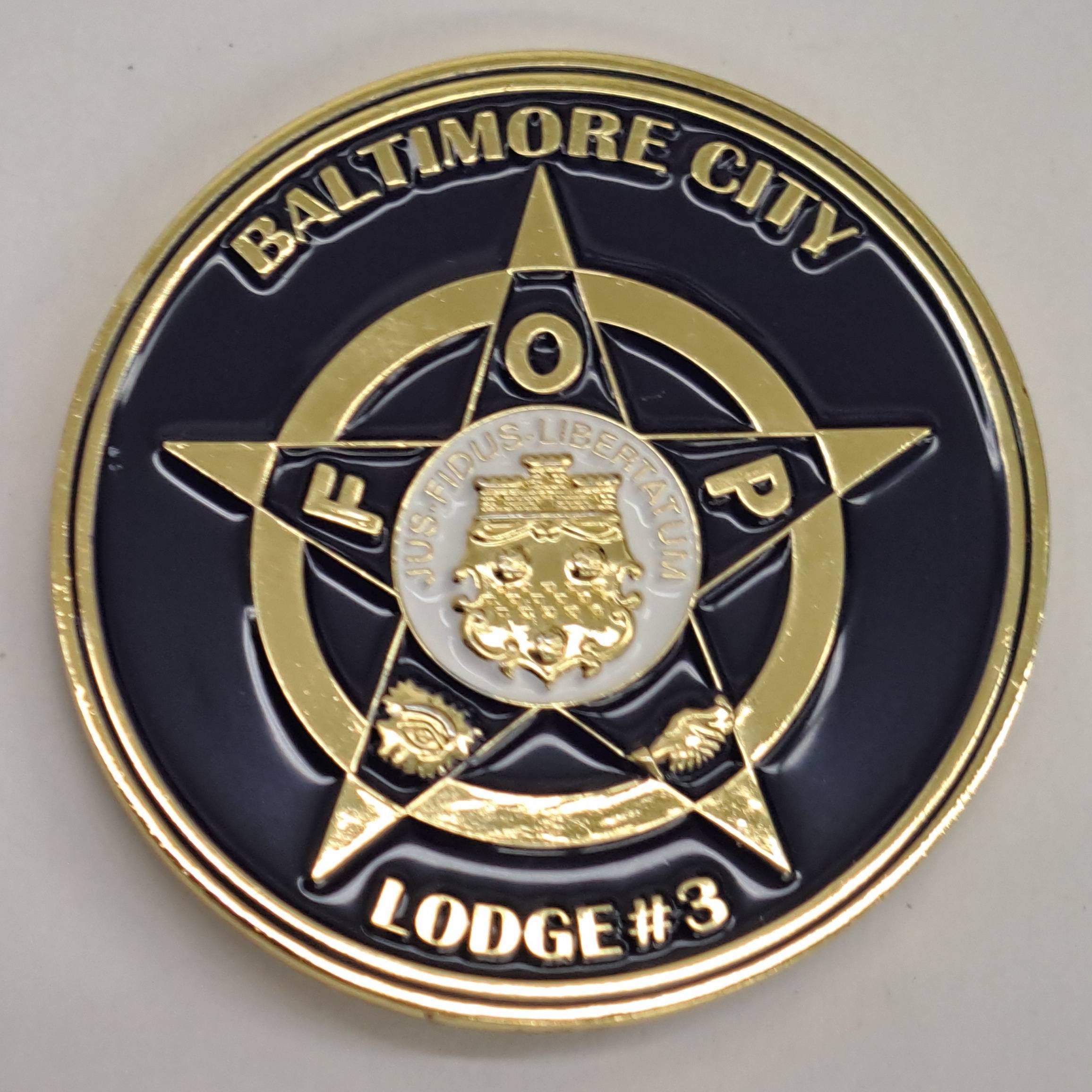 FOP Presidents Coin — front