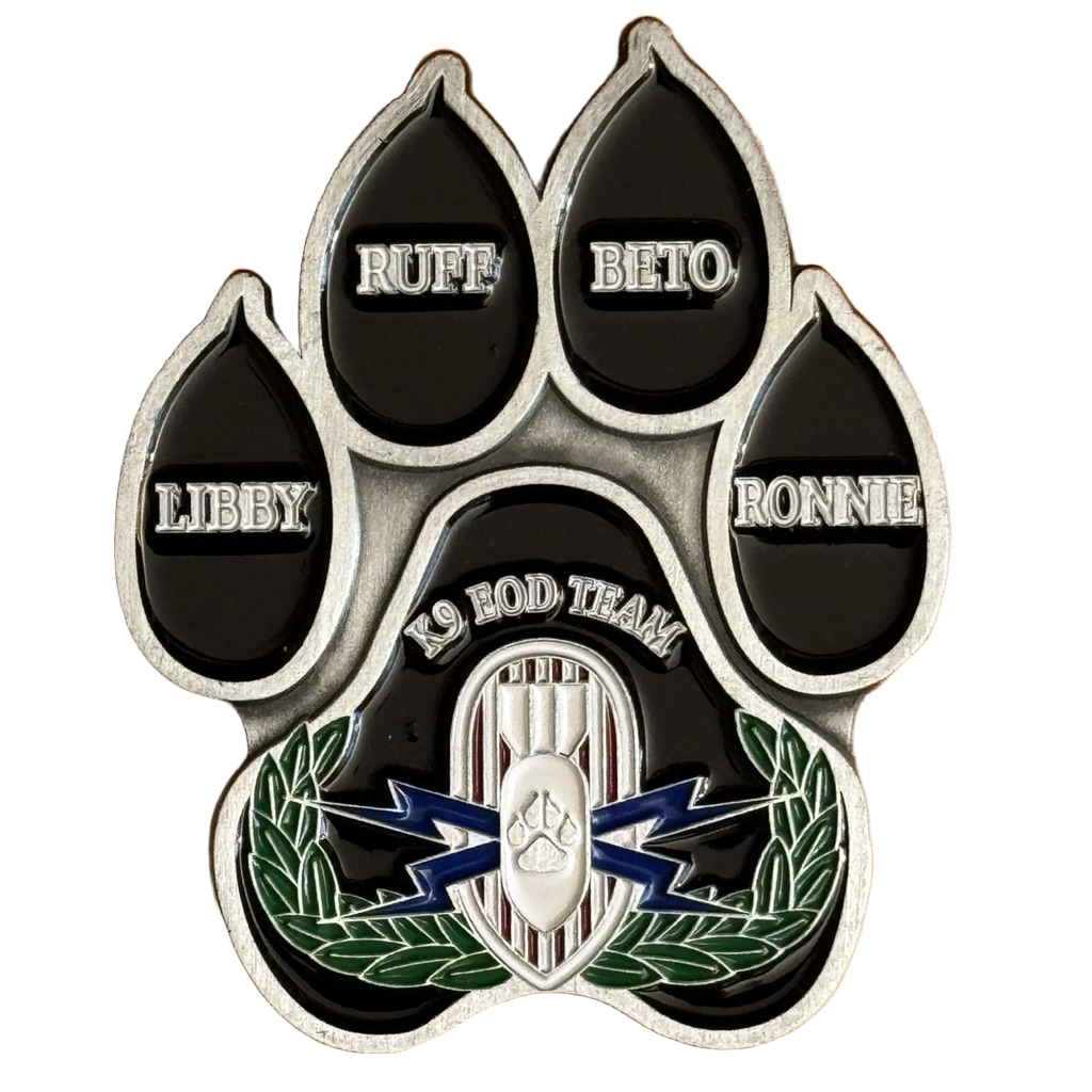 University of Florida Police K-9 EOD Team — back