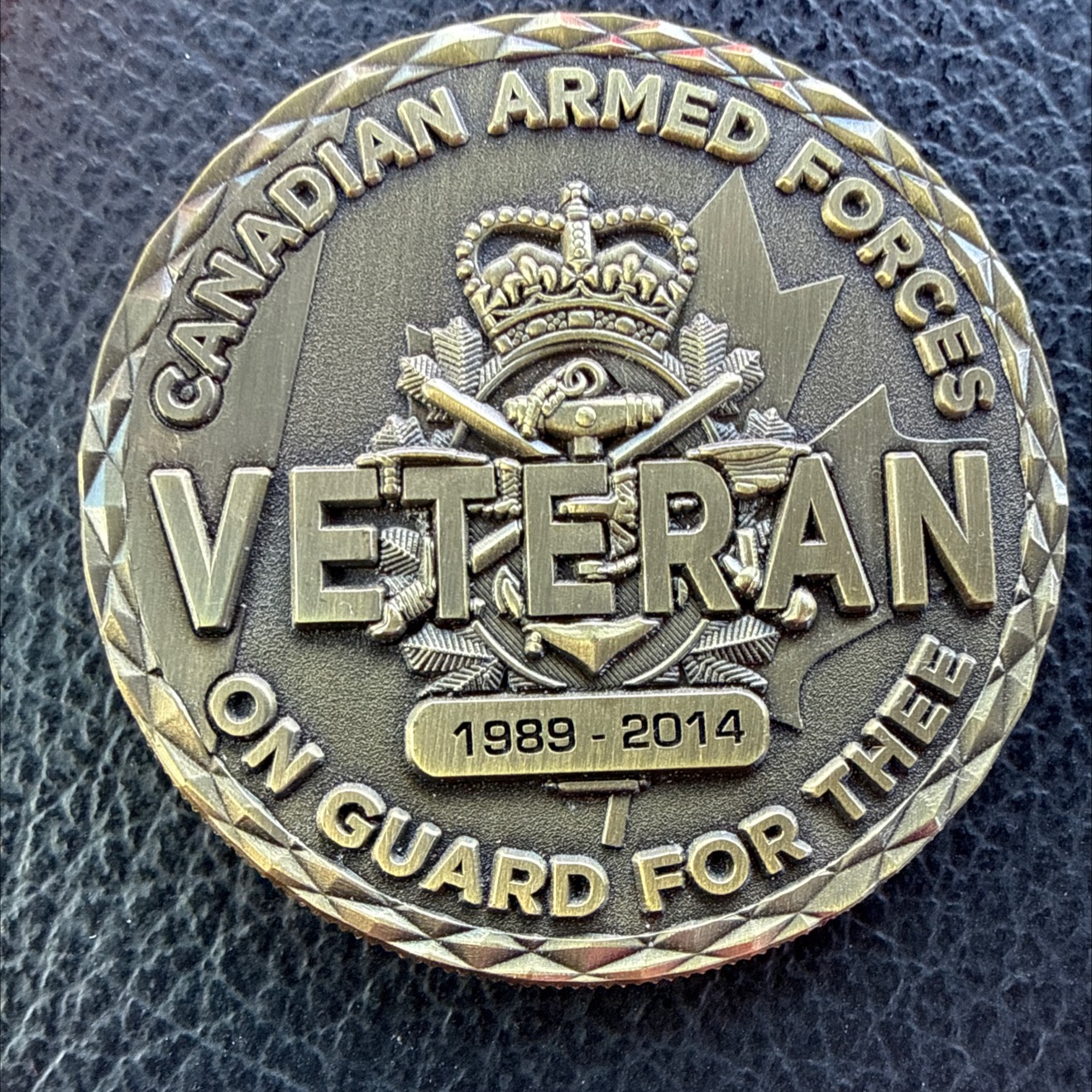 Canadian Armed Forces Veteran — front