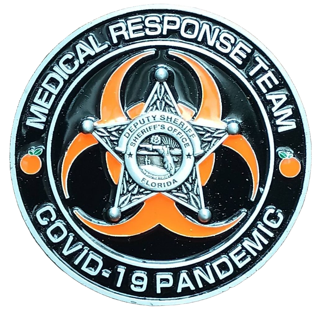 Medical Response Team COVID-19 Pandemic Challenge Coin — front