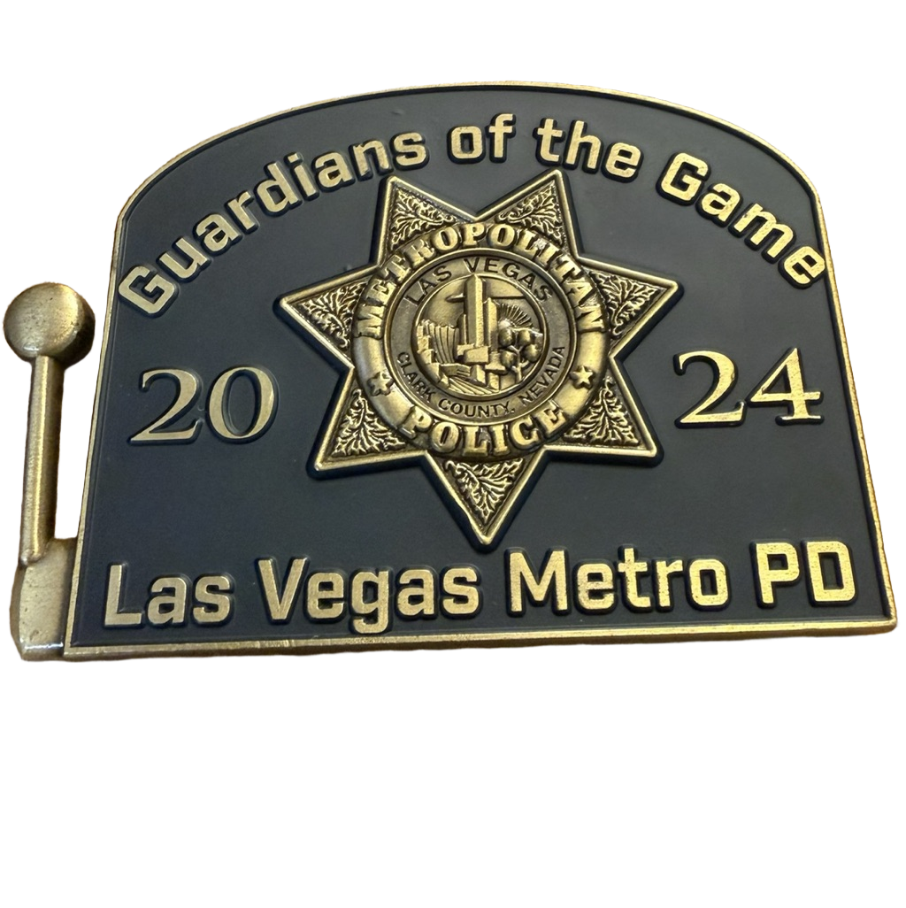 Las Vegas, NV Metro Police Super Bowl LVIII — back