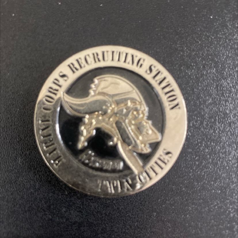 USMC Recruiting Rifle Expert Coin – RS Twin Cities — back