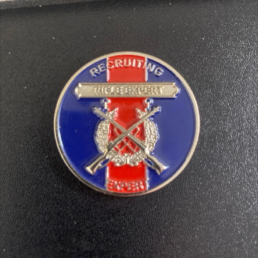 USMC Recruiting Rifle Expert Coin – RS Twin Cities — front