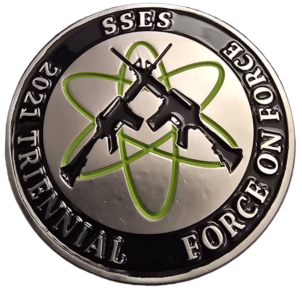 Susquehanna Nuclear Security Challenge Coin — back