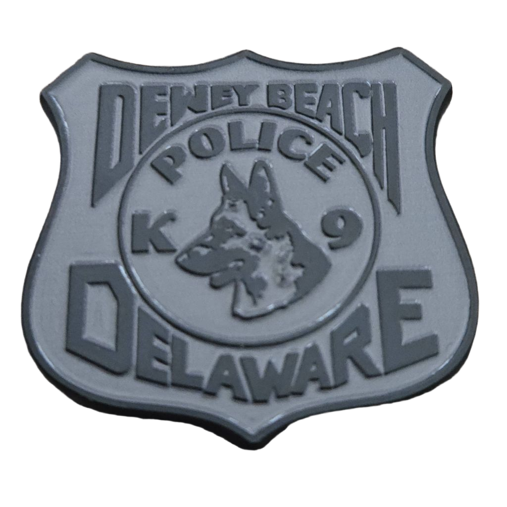 Dewey Beach Police Department K9 Coin — front