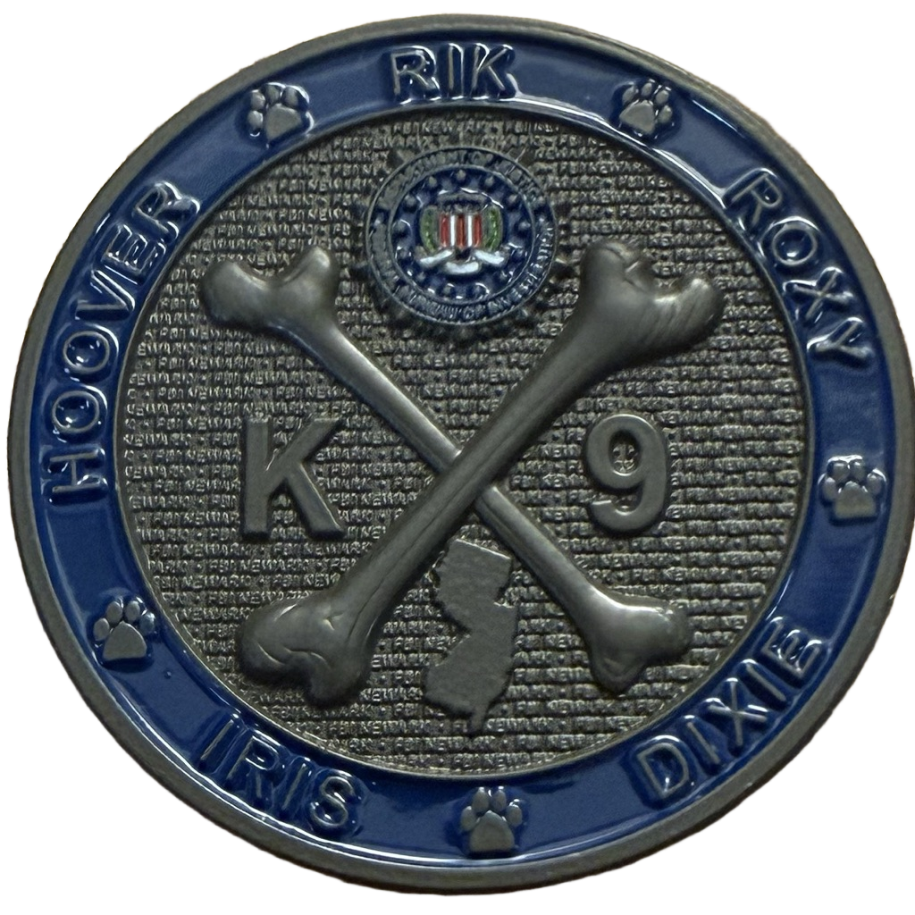 FBI Newark, NJ Division K-9 — back