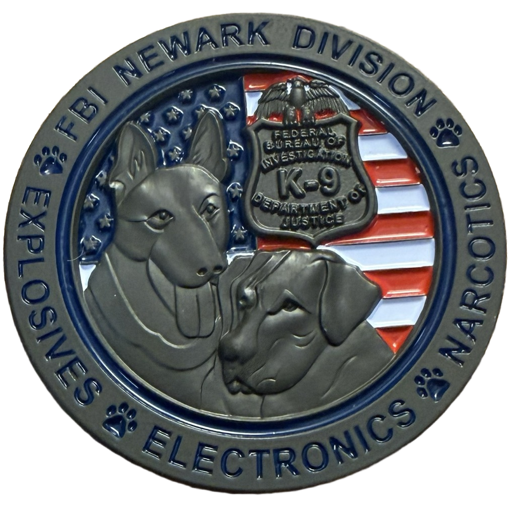 FBI Newark, NJ Division K-9 — front