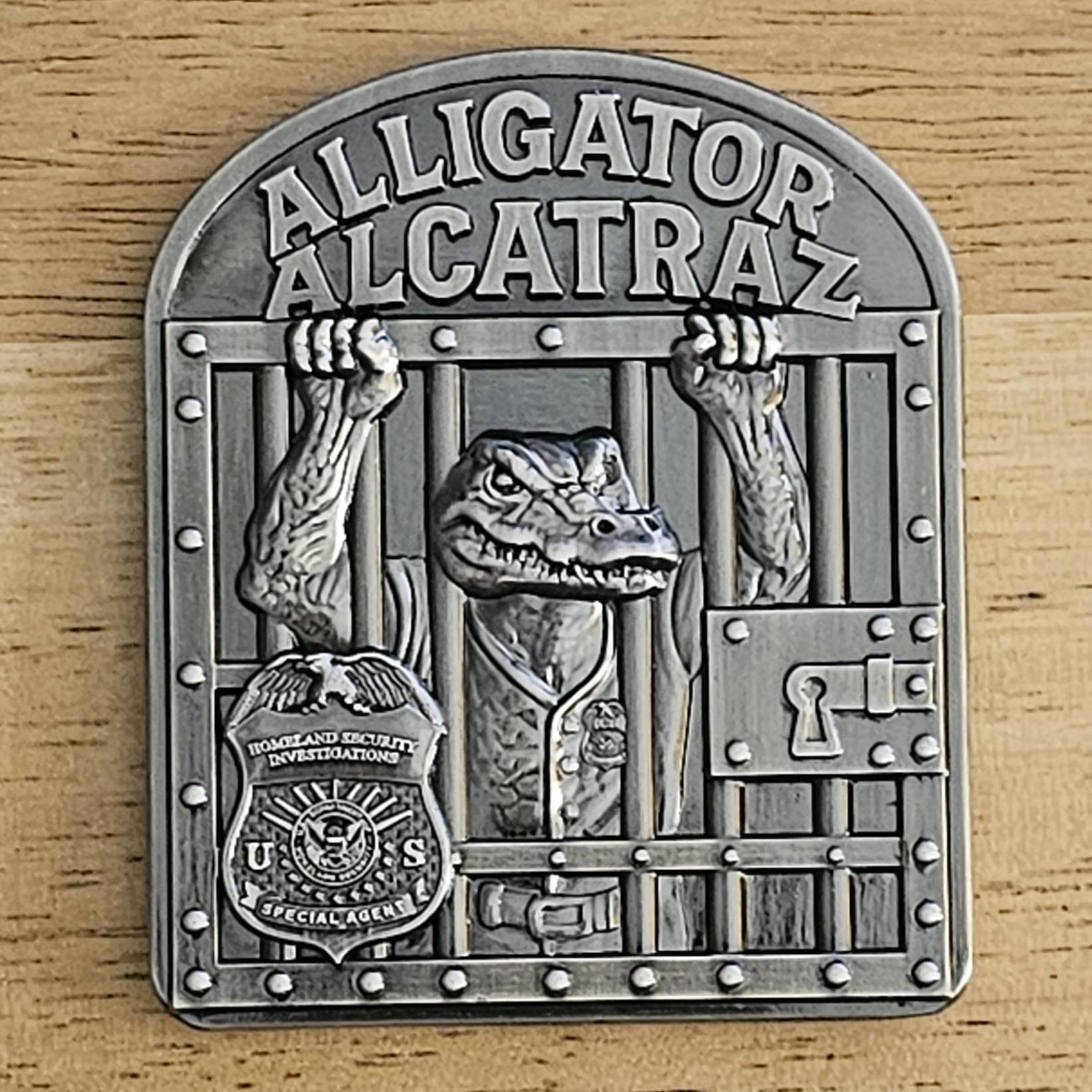 Homeland Security Investigations Alligator Alcatraz — front