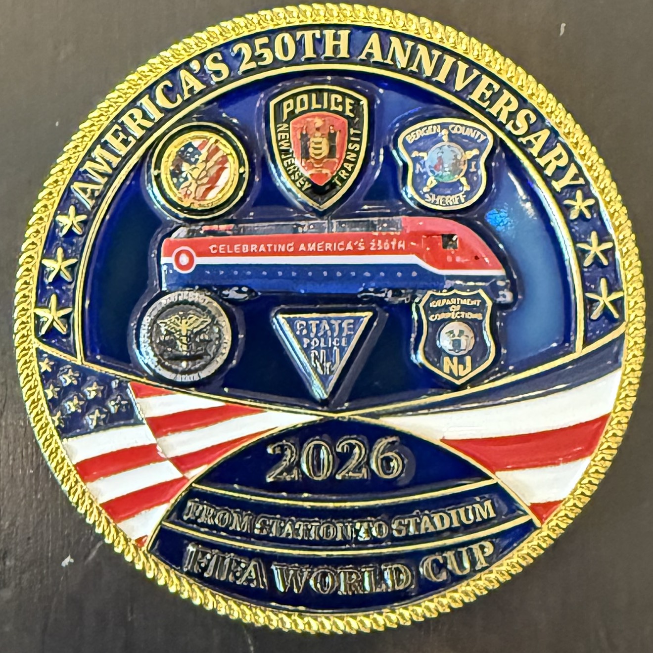 NJ Transit Police Emergency Management FIFA World Cup — back
