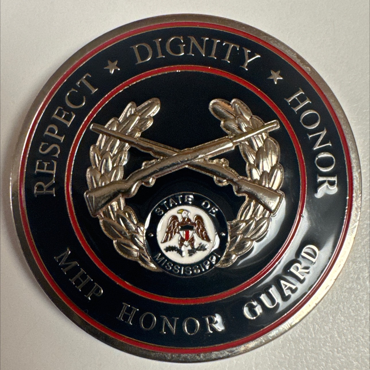 Mississippi Highway Patrol Honor Guard — back