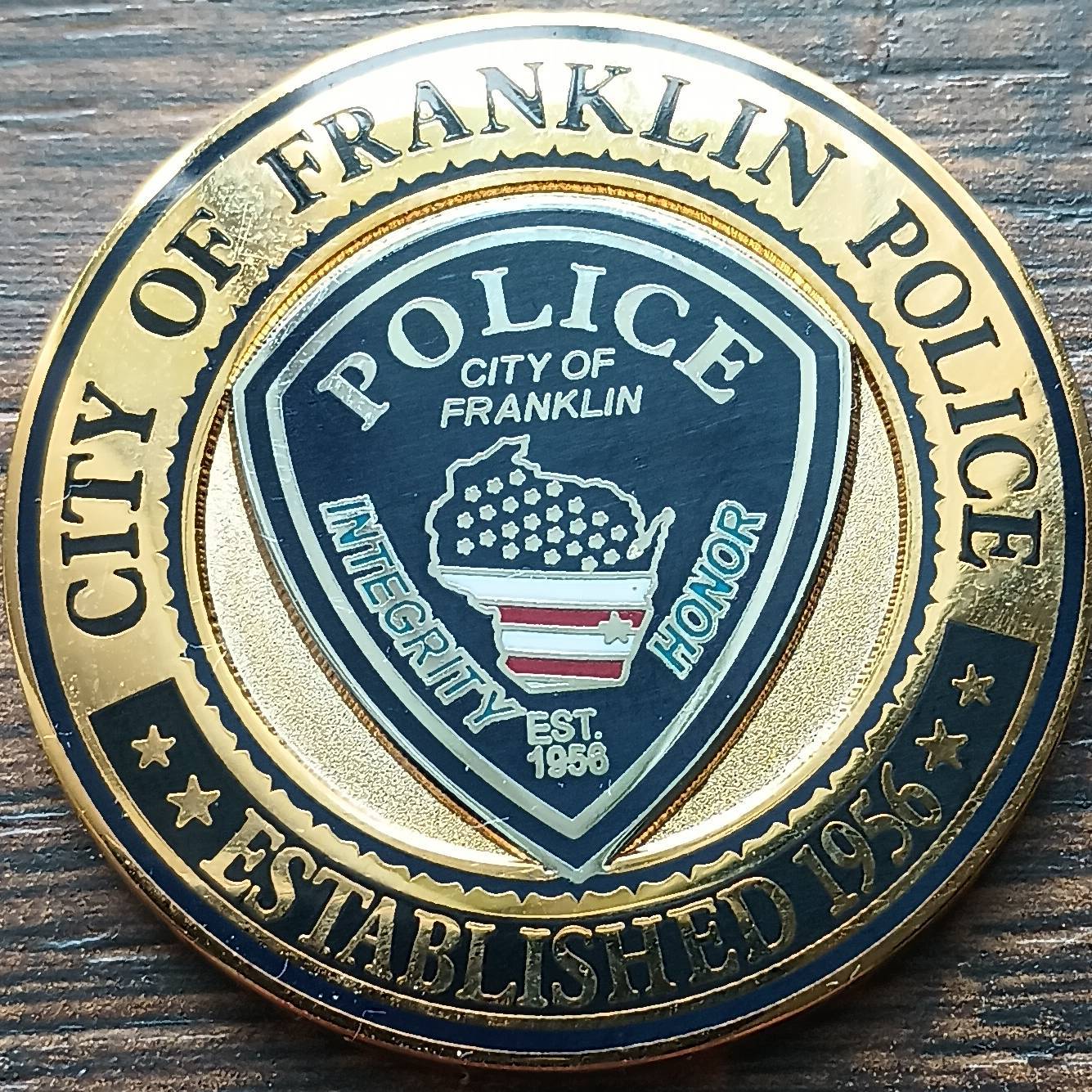 City of Franklin Police Department — back