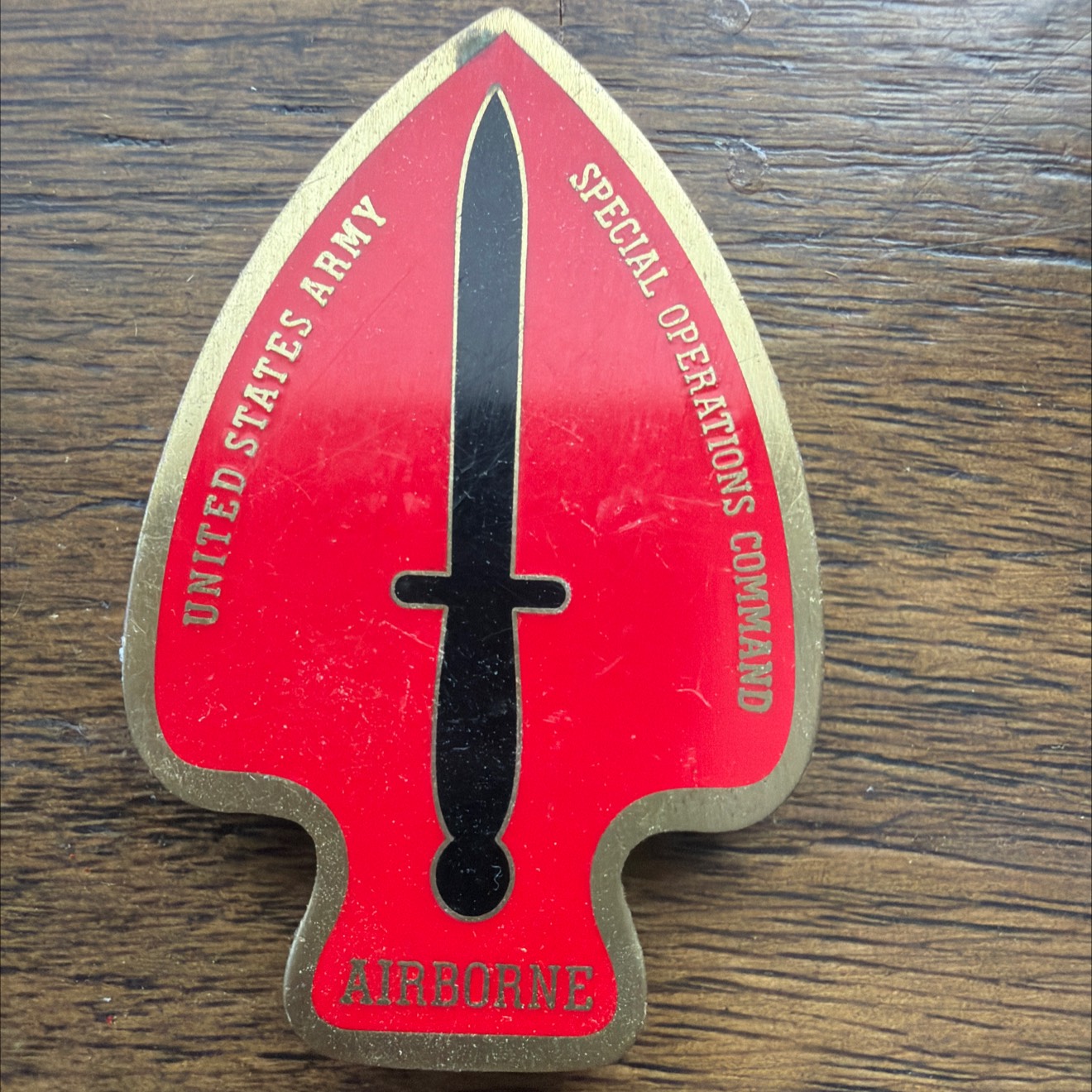 US Army Special Operations Command — front