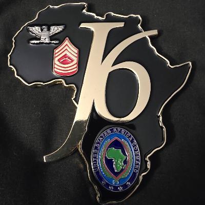 J6 United States Africa Command coin