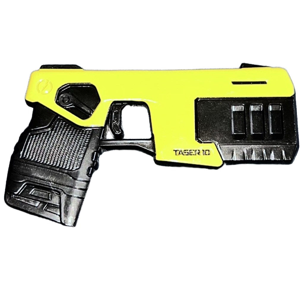Taser 10 Challenge Coin — front