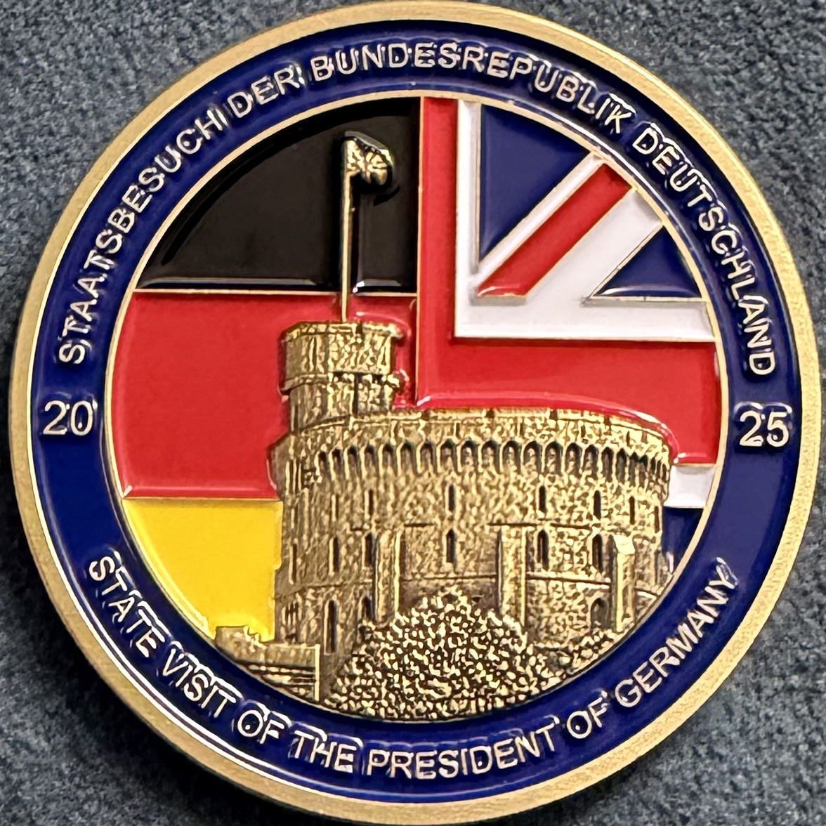 Metropolitan Police RaSP State Visit of the President of Germany Challenge Coin — front