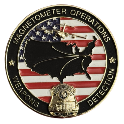 USSS Magnetometer Operations Weapons Detection 2020 Presidential Campaign Challenge Coin