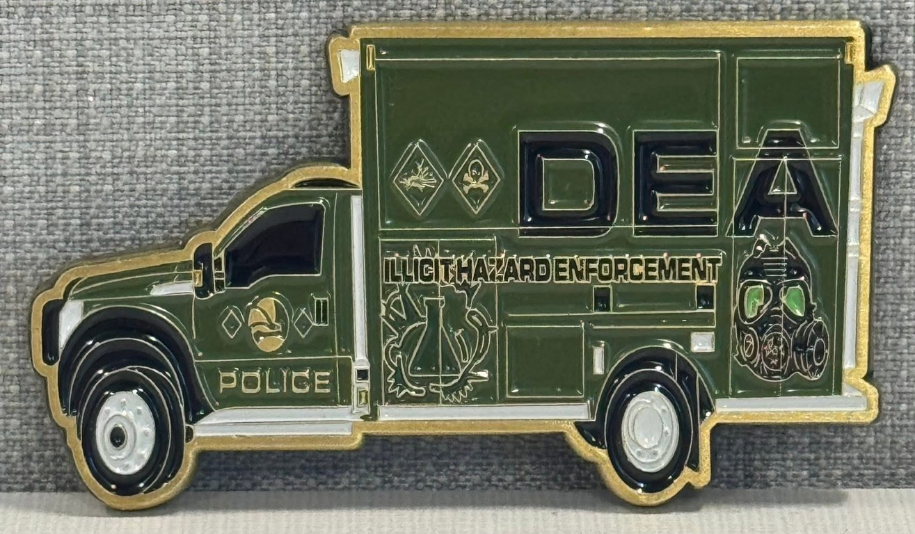 DEA Illicit Hazard Team Truck — front