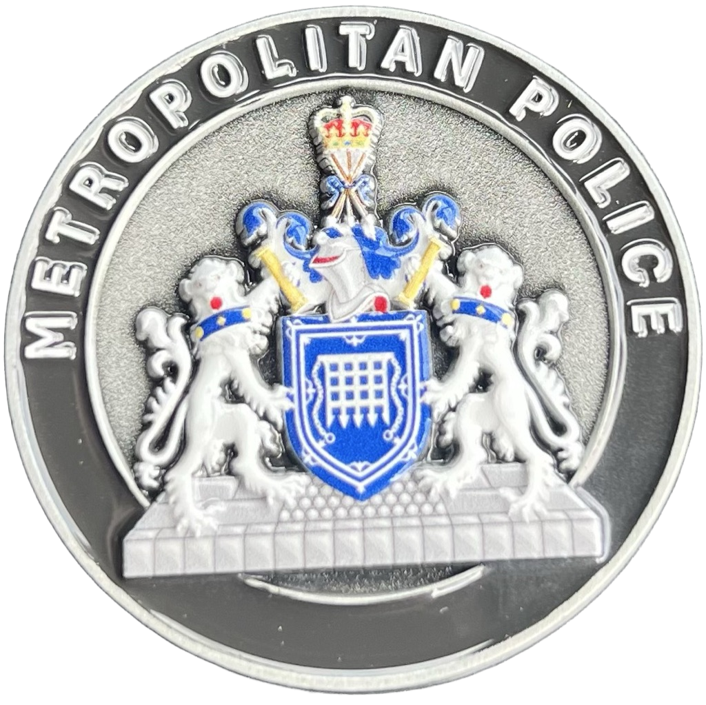 Metropolitan Police Central North BCU Challenge Coin — back