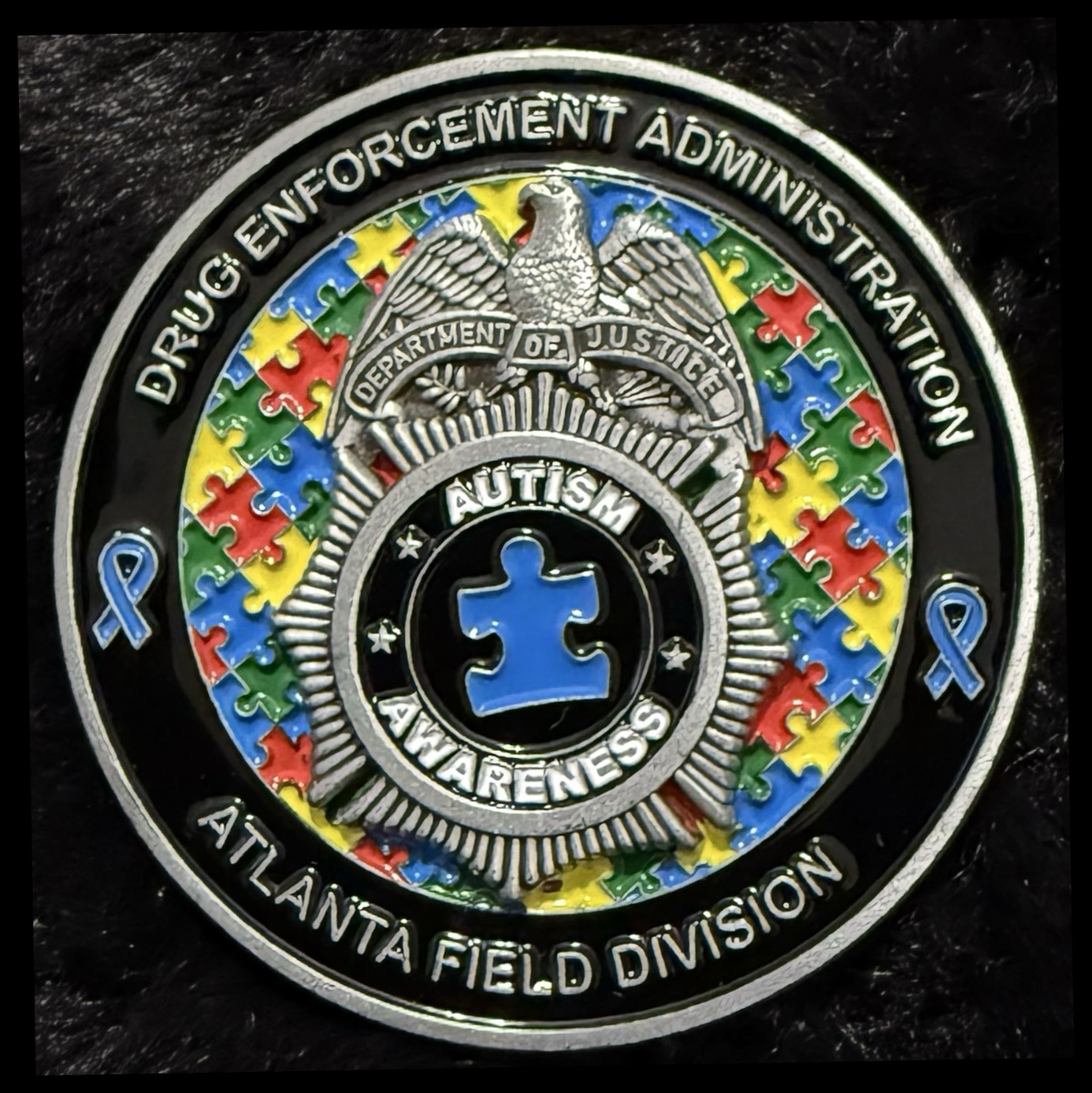 DEA Atlanta Field Division Autism Awareness — back