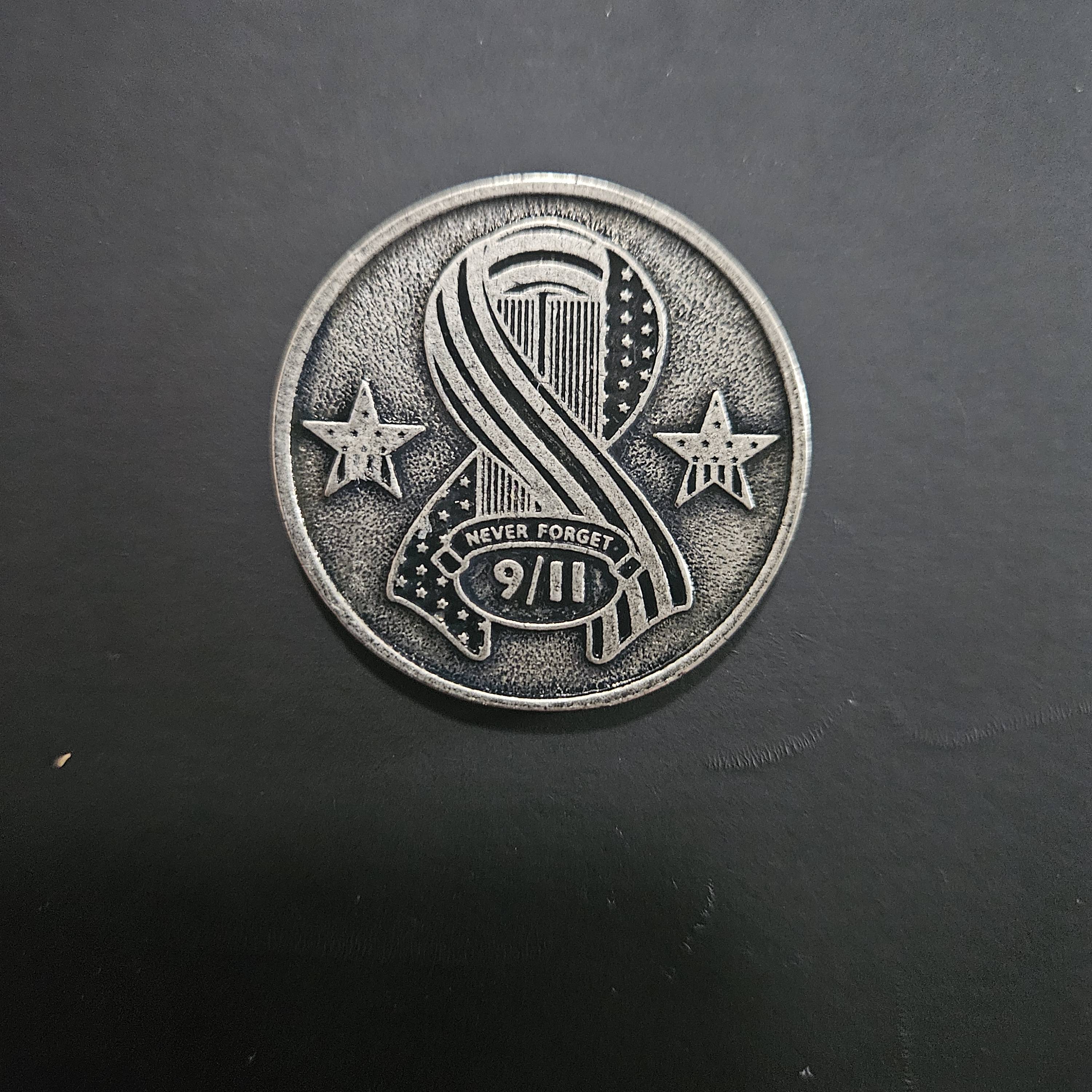 9/11 coin — back