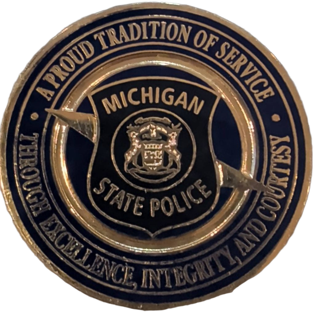 Michigan State Police — back