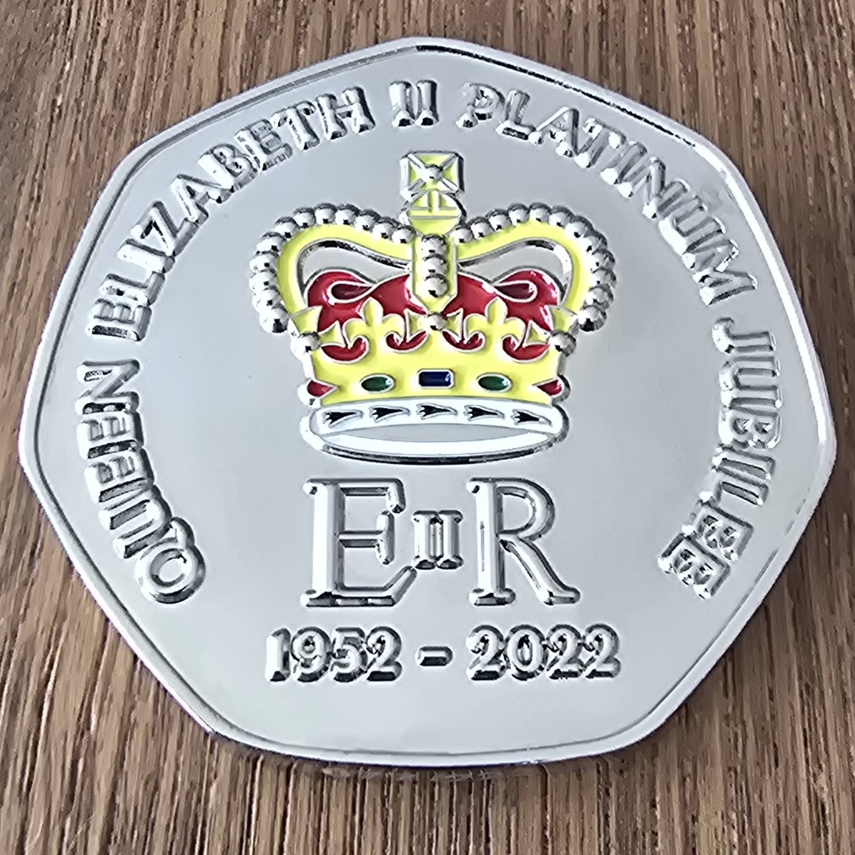 Queen Elizabeth II Platinum Jubilee — back