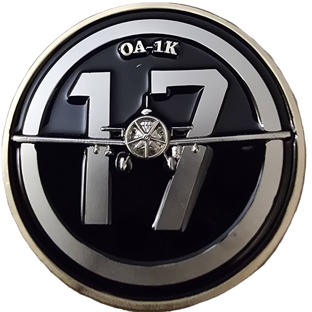 17th Special Operations Squadron Challenge Coin — front