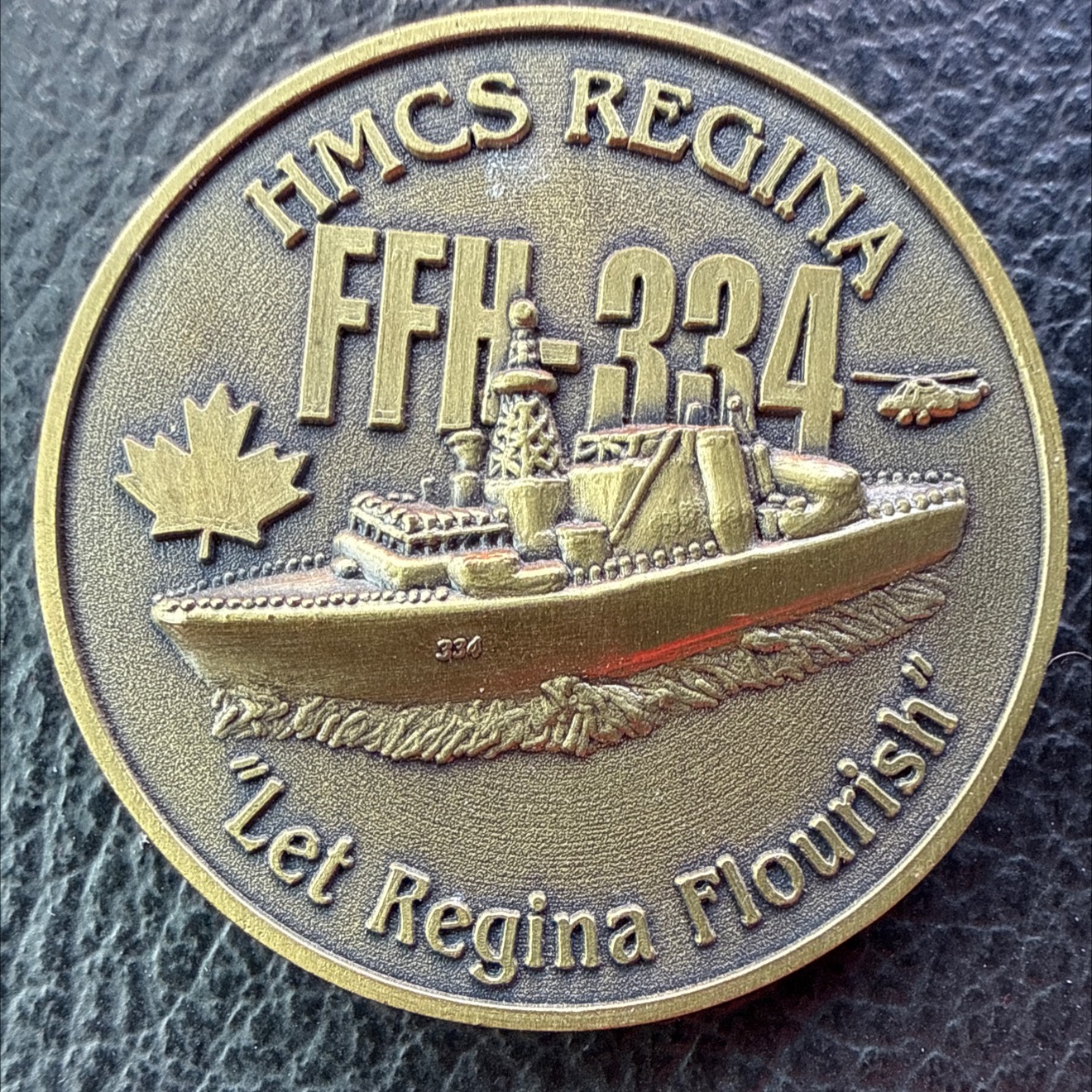 HMCS Regina - FFH 334 — back