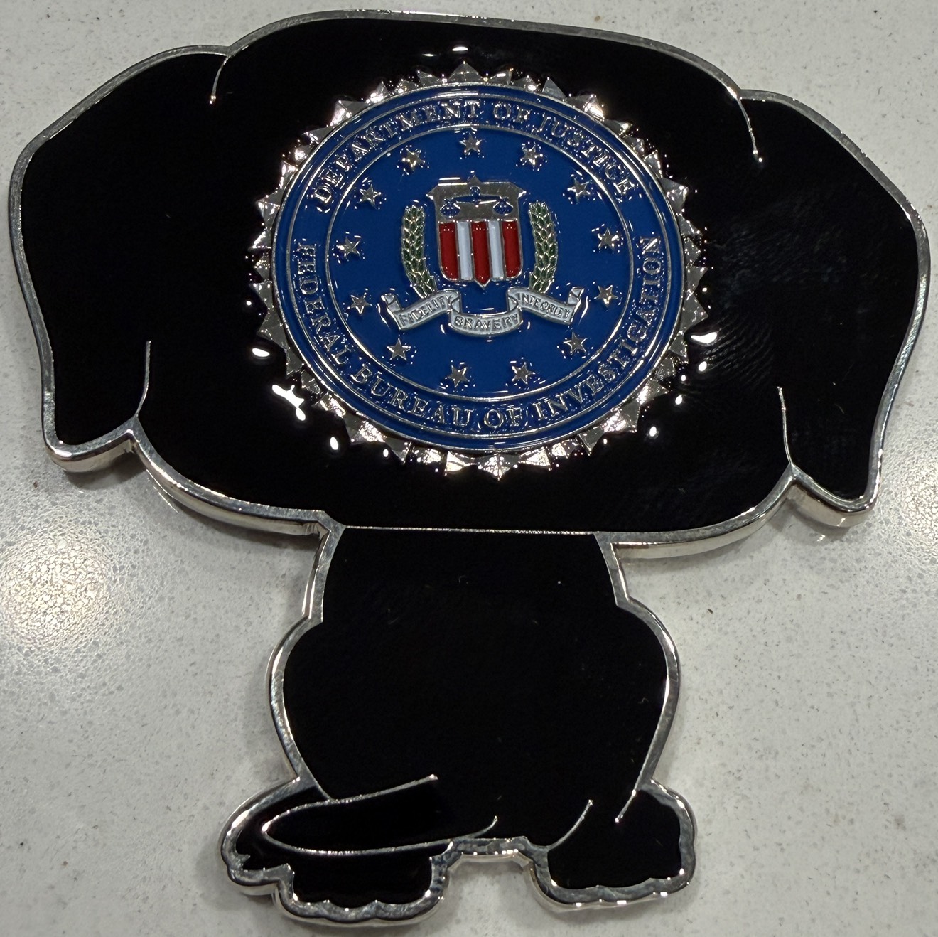 FBI Dog — back