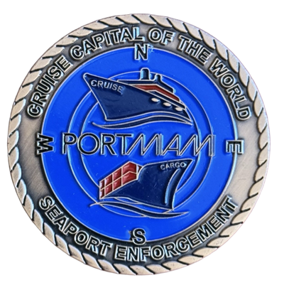 Miami-Dade Police - Port Miami Seaport Enforcement Challenge Coin