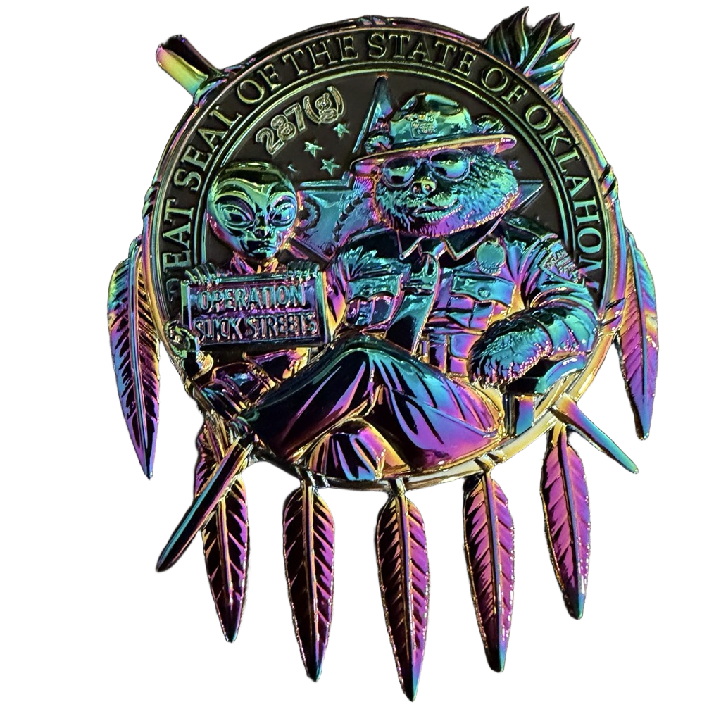 U.S. Department Of Home Land Security - Oklahoma ICE Oil Slick — back