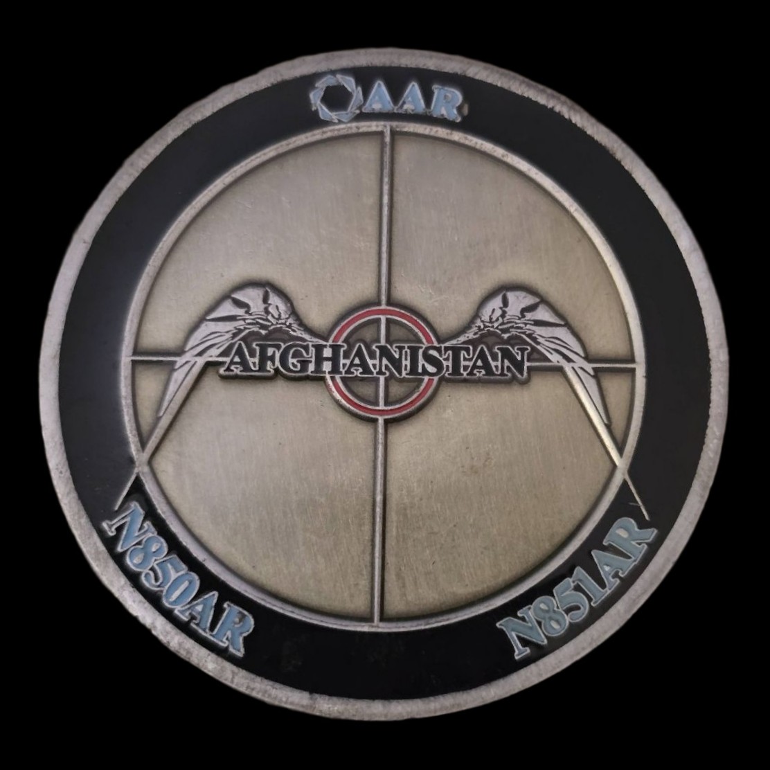 ROCCO Airlift and Afghanistan AAR Challenge Coin — back