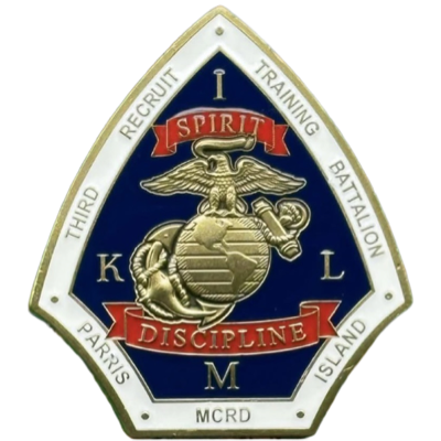 THIRD RECRUIT TRAINING BATTLION INDIA, KILO, LIMA, MIKE SPIRIT DISCIPLINE  MCRD PI