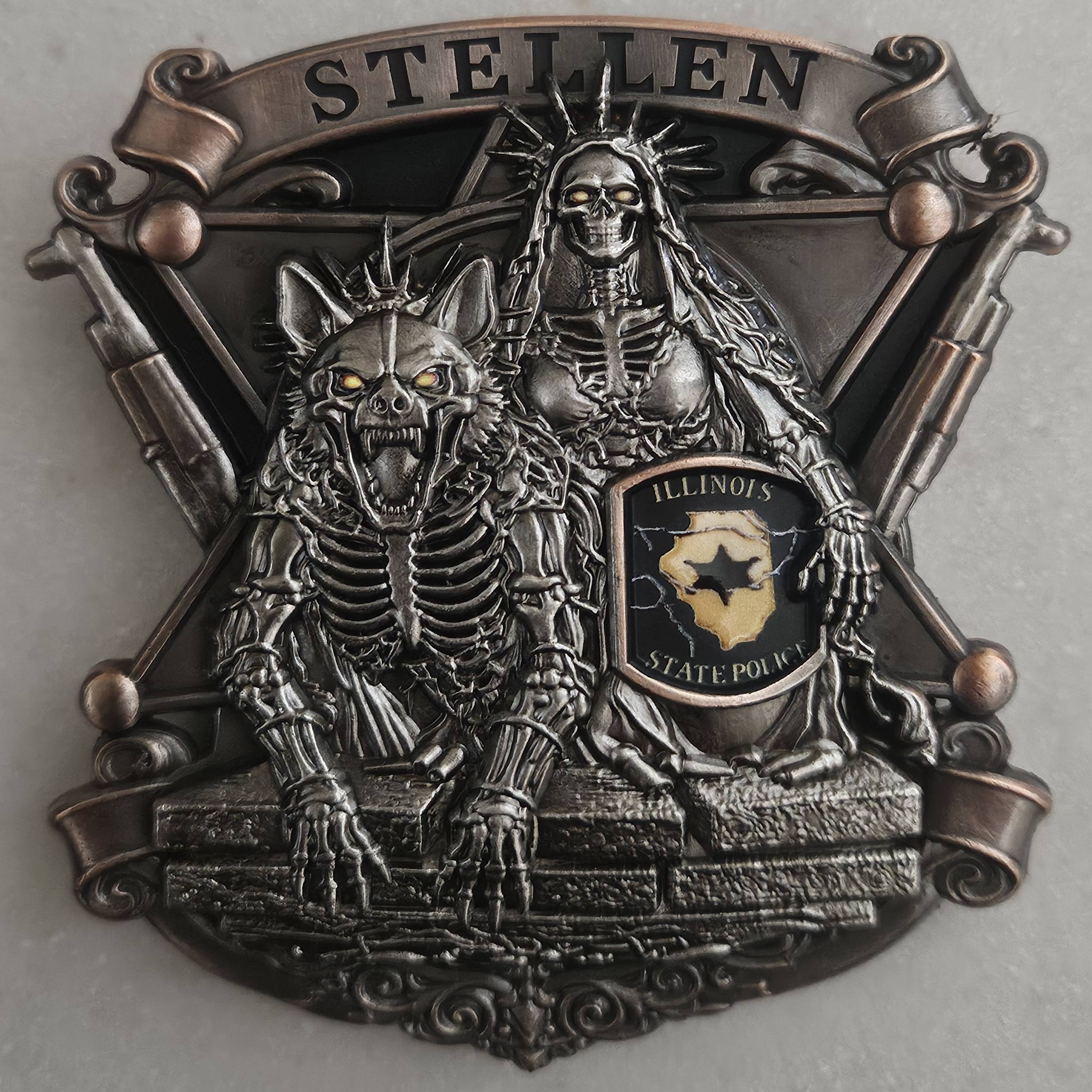 Illinois State Police K9 — back