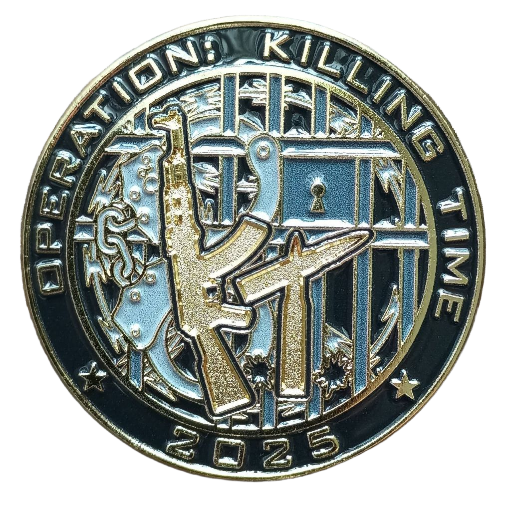 MBI Operation Killing Time Challenge Coin — front