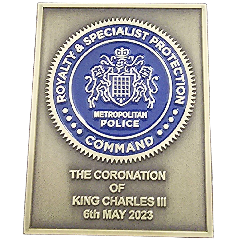 Metropolitan Police Royalty & Specialist Protection Command Coronation of King Charles III Challenge Coin — front