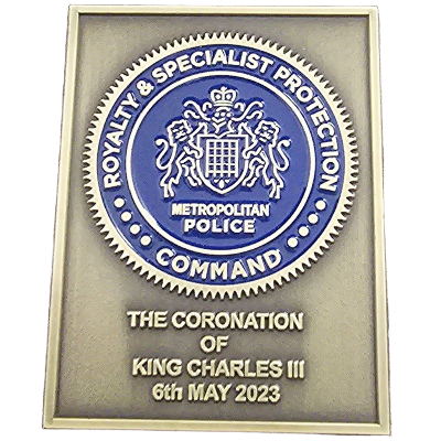 Metropolitan Police Royalty & Specialist Protection Command Coronation of King Charles III Challenge Coin