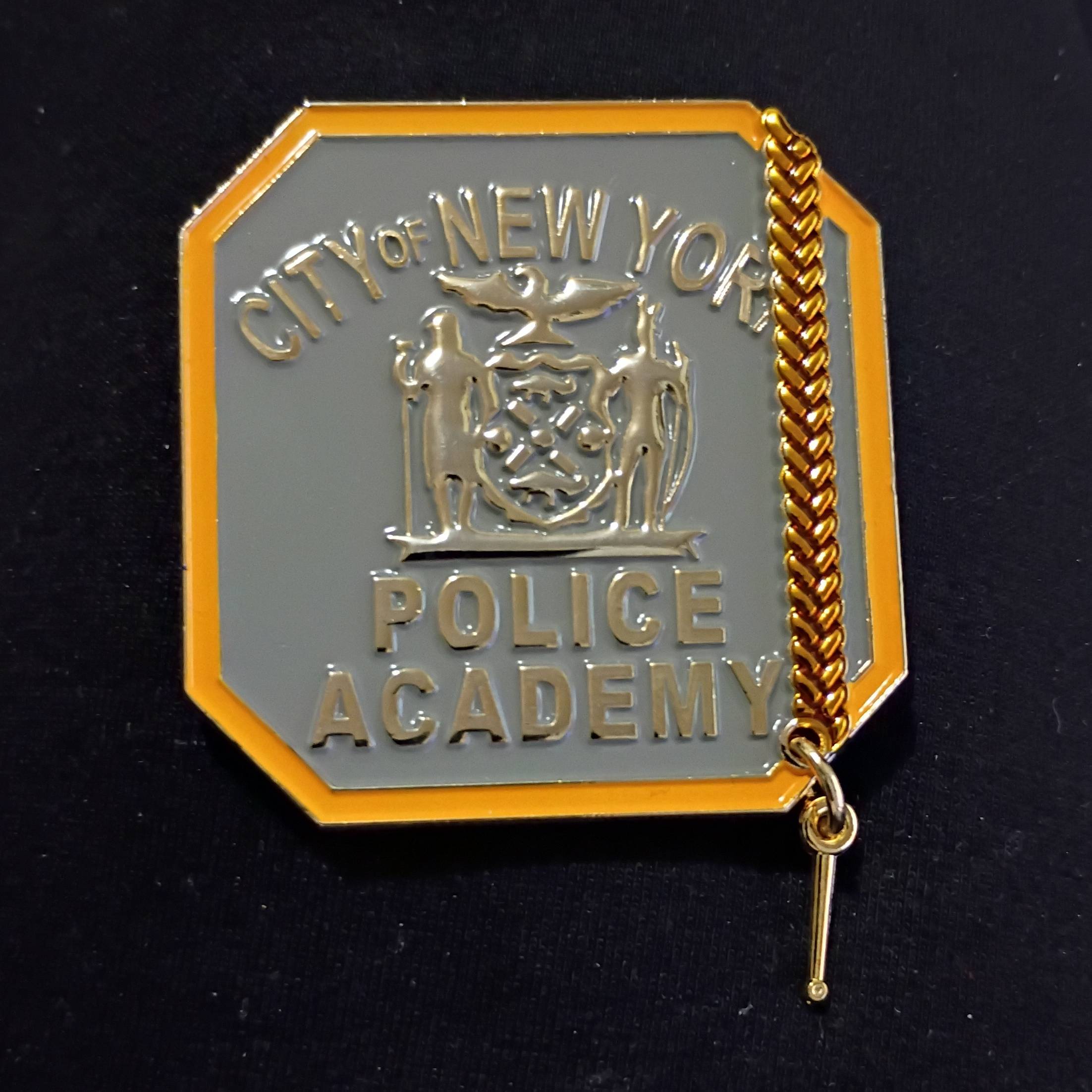 NYPD police academy 1% challenge coin — front
