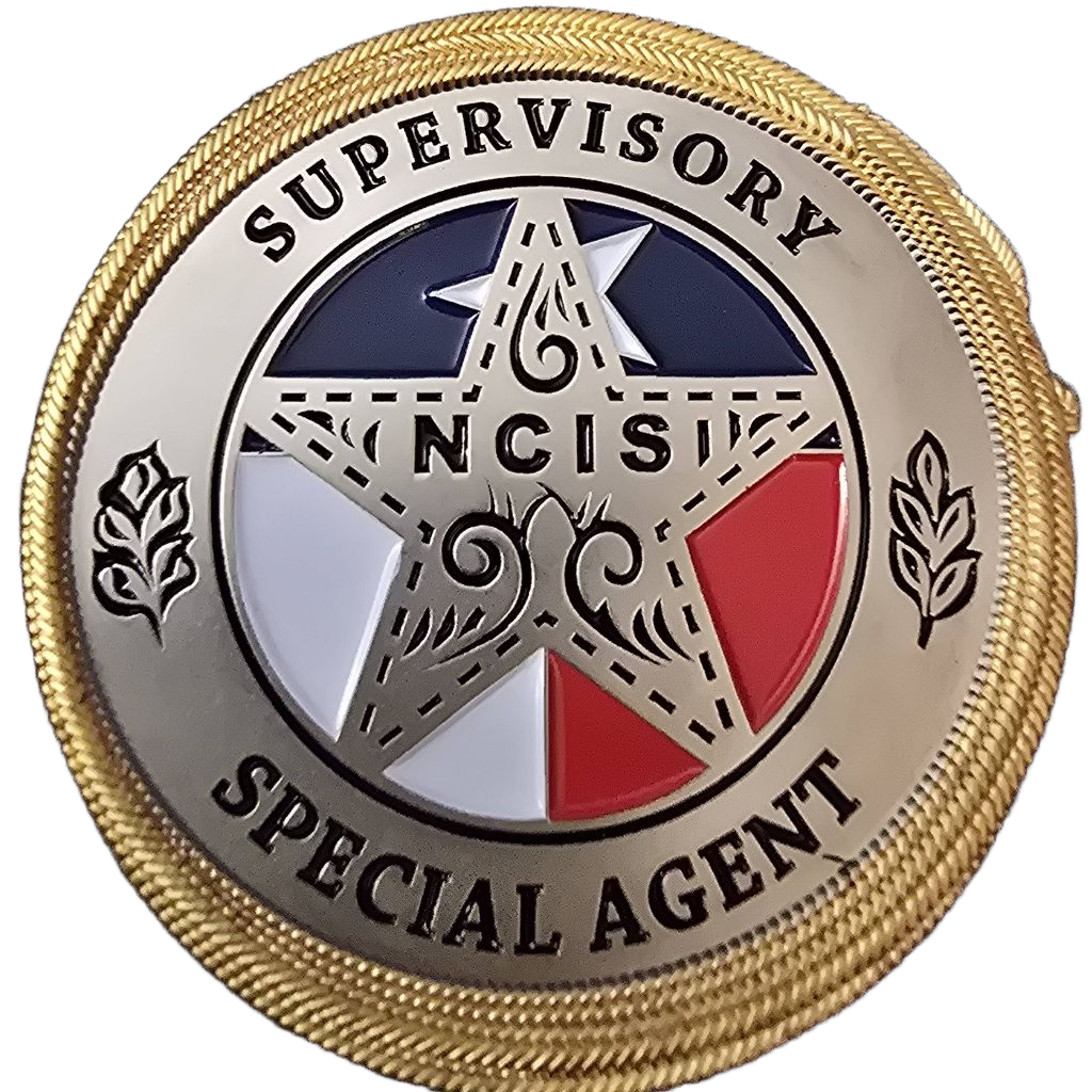 Naval criminal investigative service, south central supervisory special agent coin — back