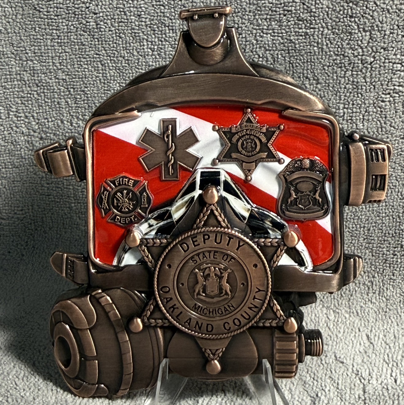 Search and Rescue Dive Mask — back