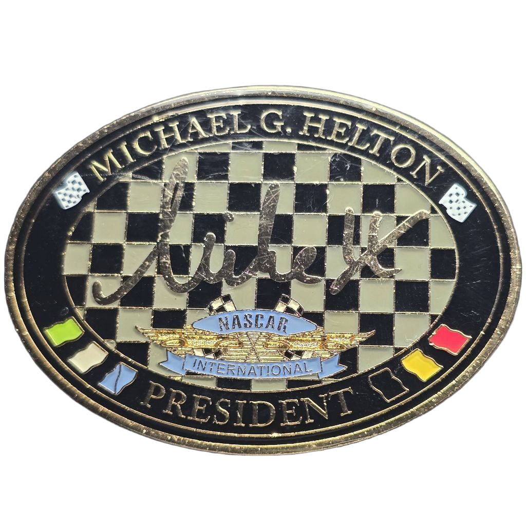 2015 NASCAR PRESIDENT Michael Helton personal coin — back
