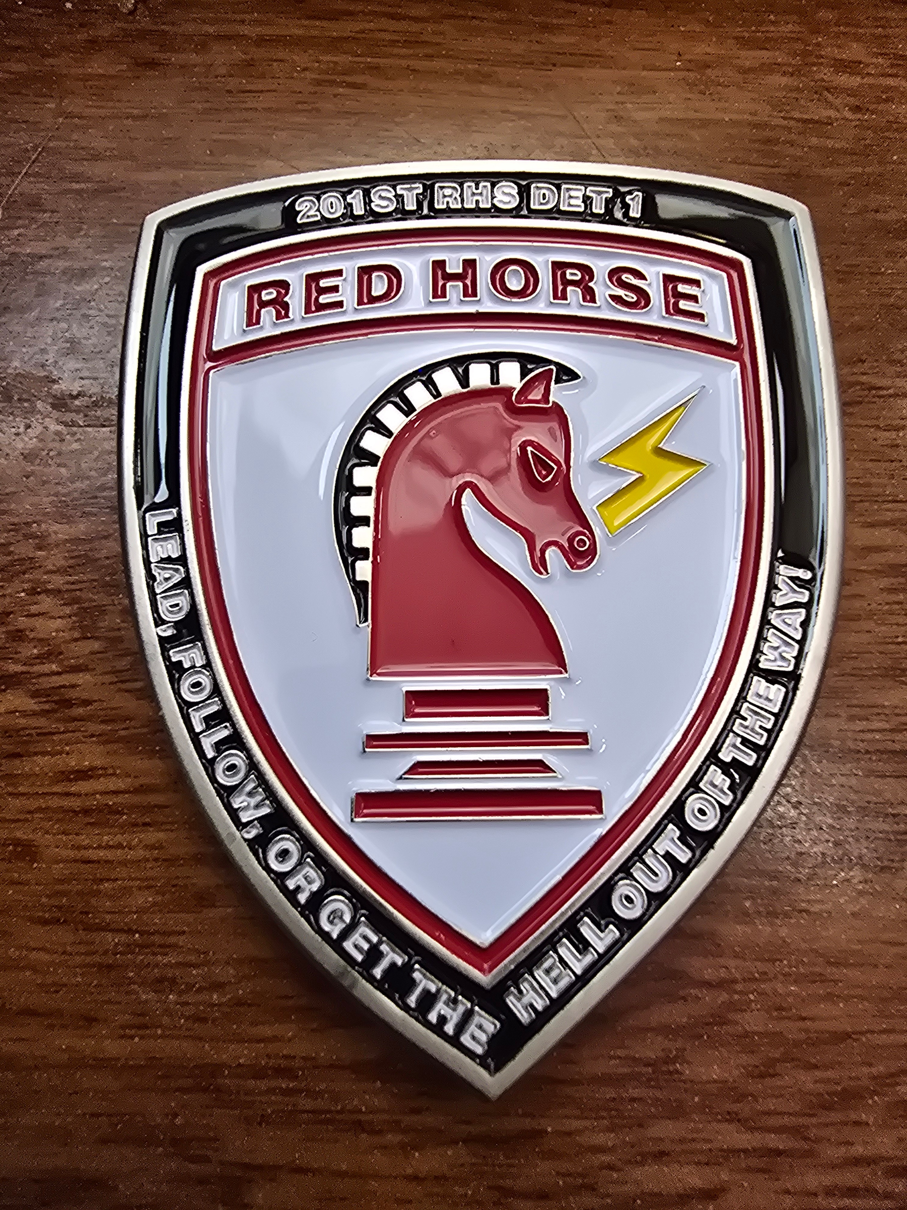 201st Red horse det one Chief McCue — back
