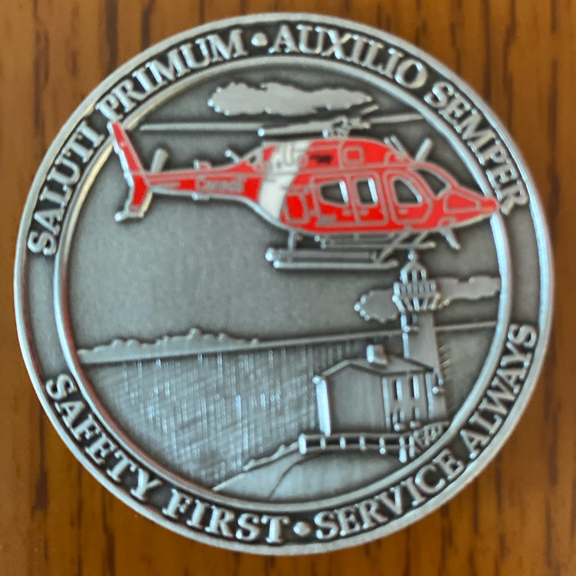 CCG Bell 429 Helicopter — front