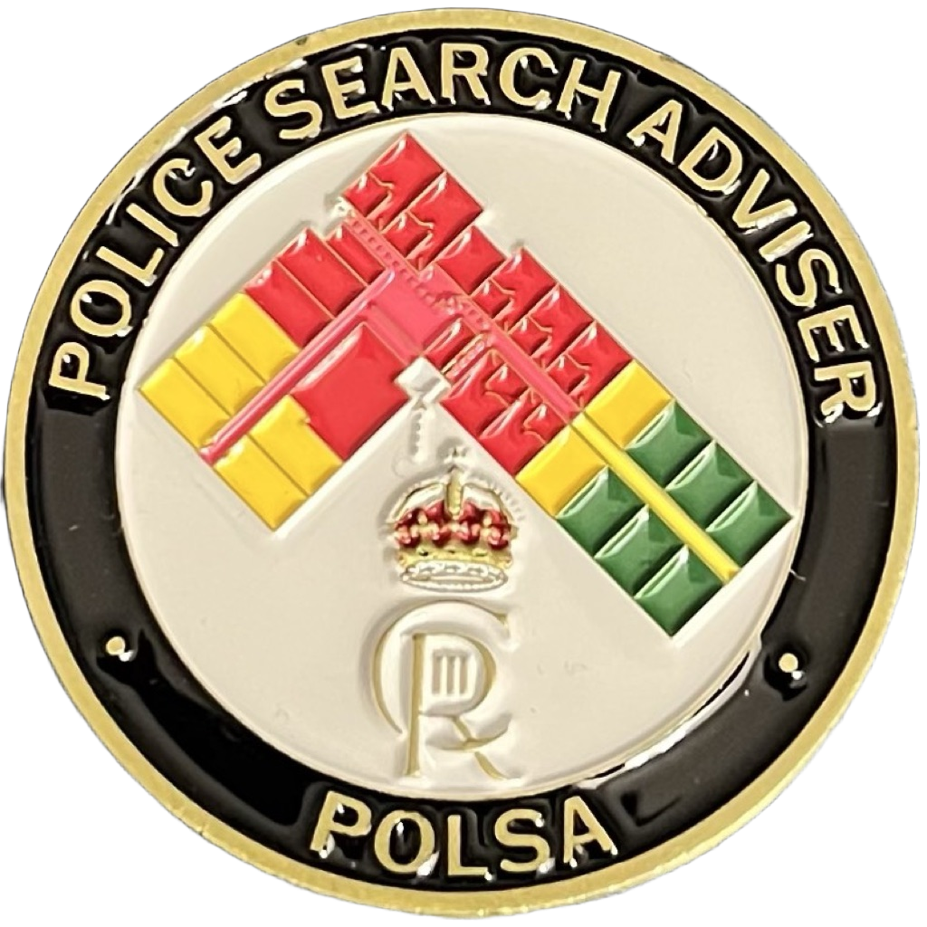 Police National Search Centre Police Search Advisor Challenge Coin — front