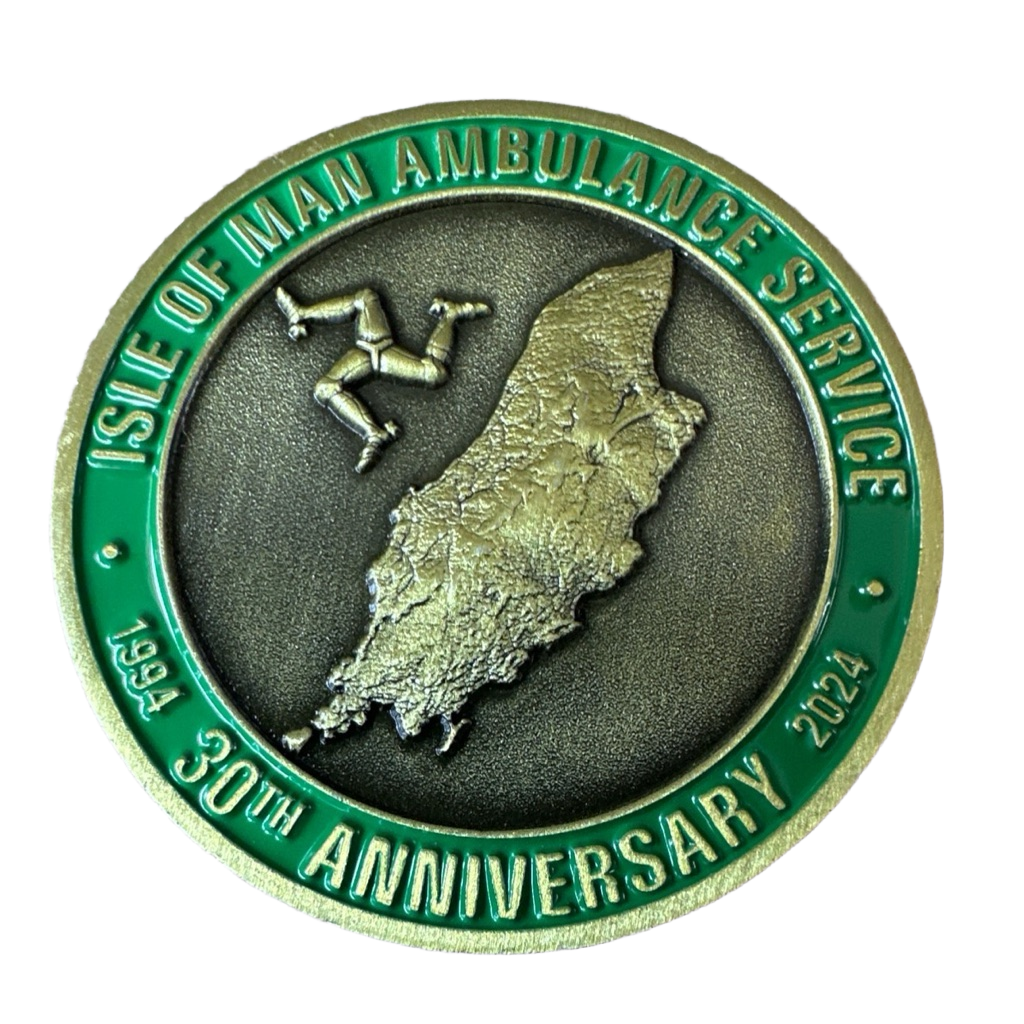 Isle of Man Ambulance Service 30th Anniversary — back