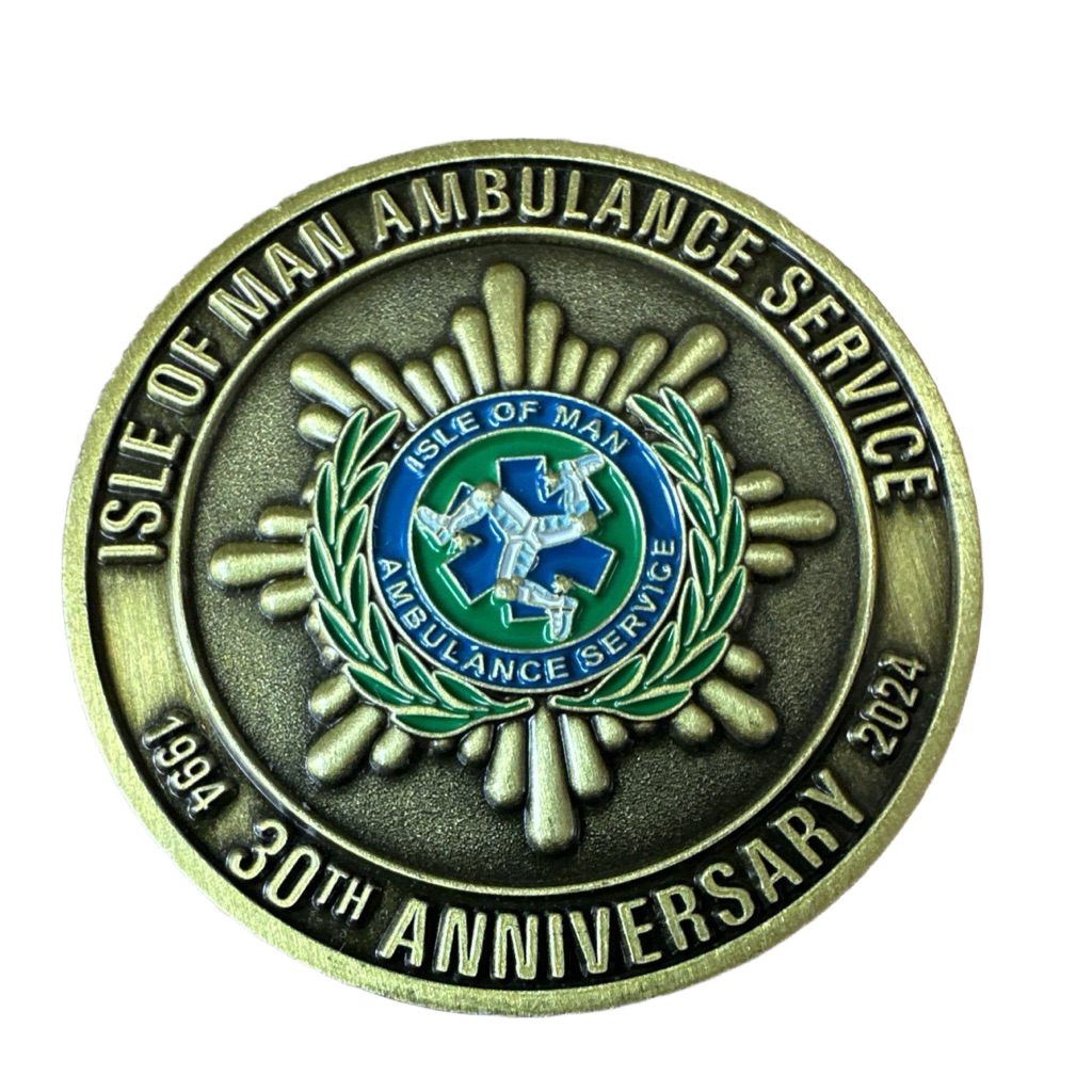 Isle of Man Ambulance Service 30th Anniversary — front