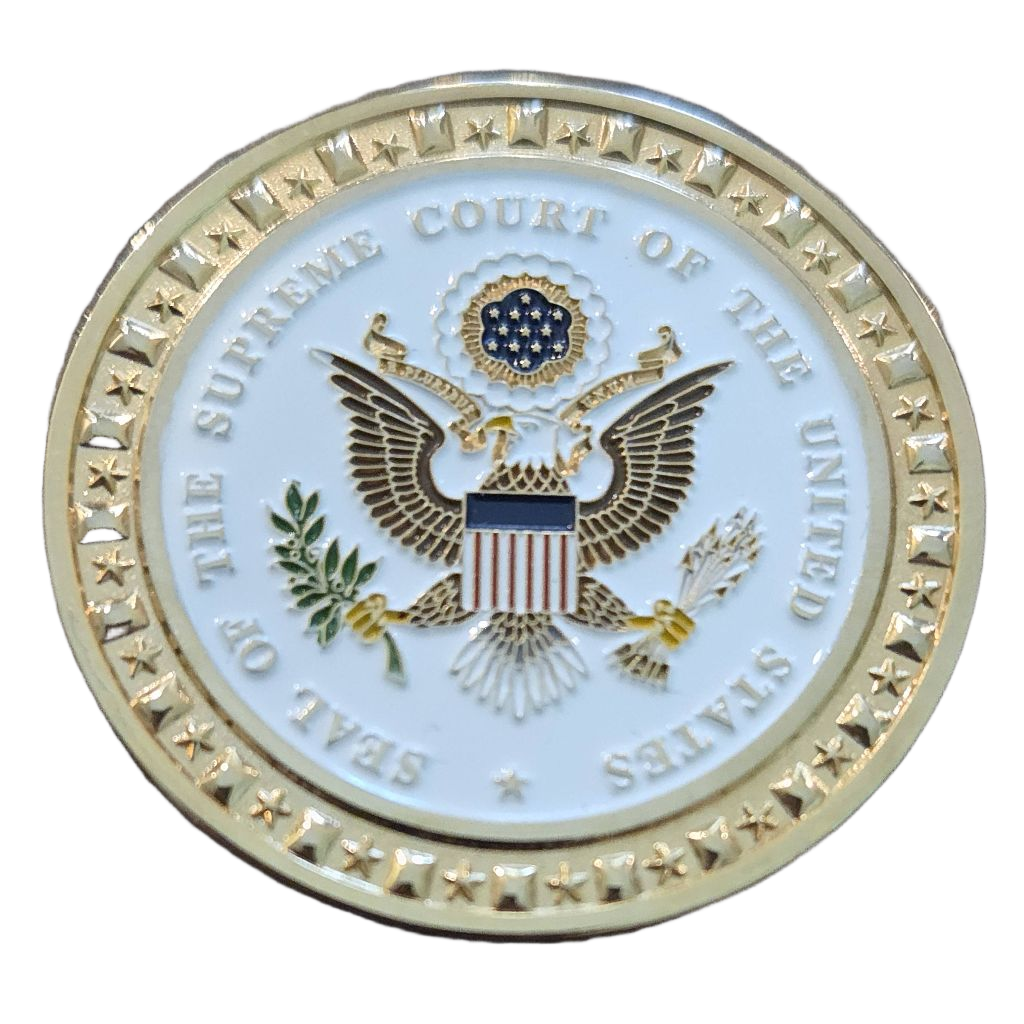 US Supreme Court Police Inauguration Coin — front