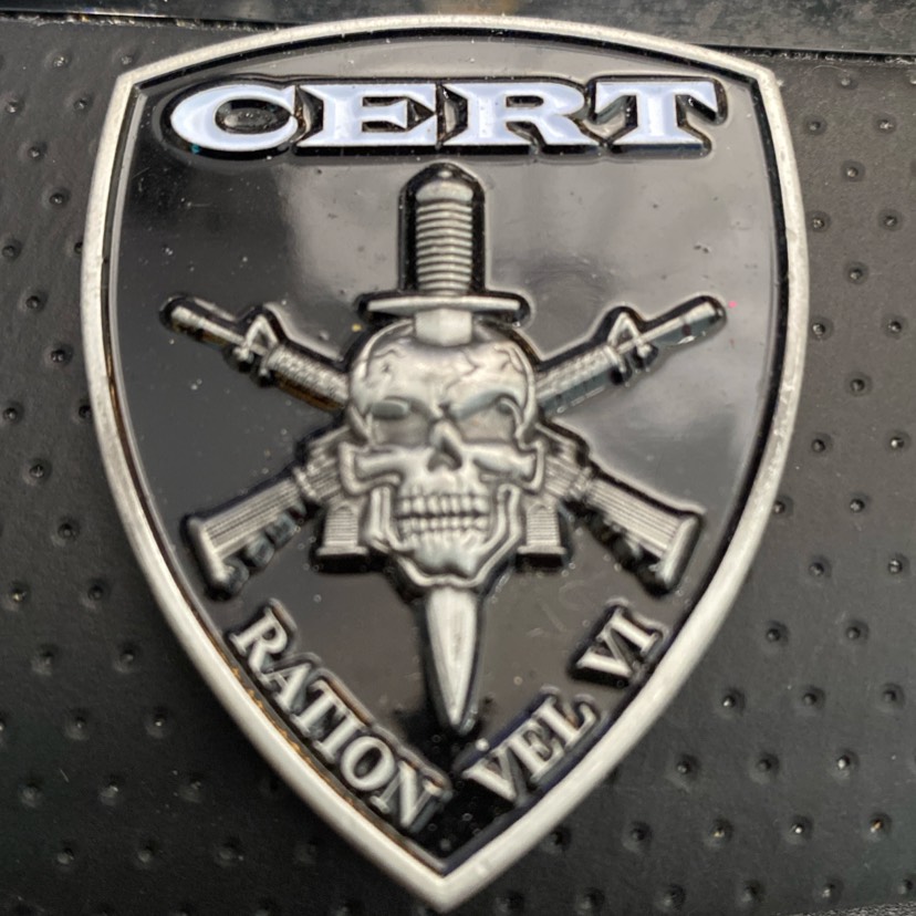 Cert — front
